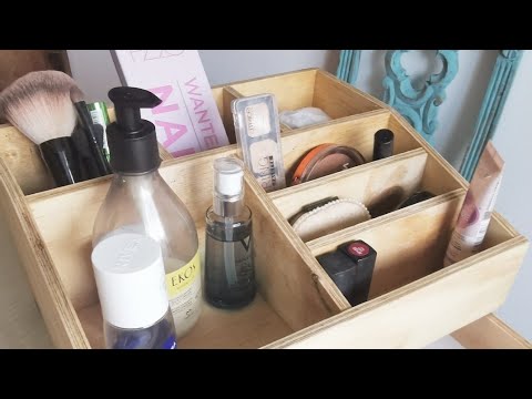 Organizador de maquillaje de madera: cómo hacerlo paso a paso